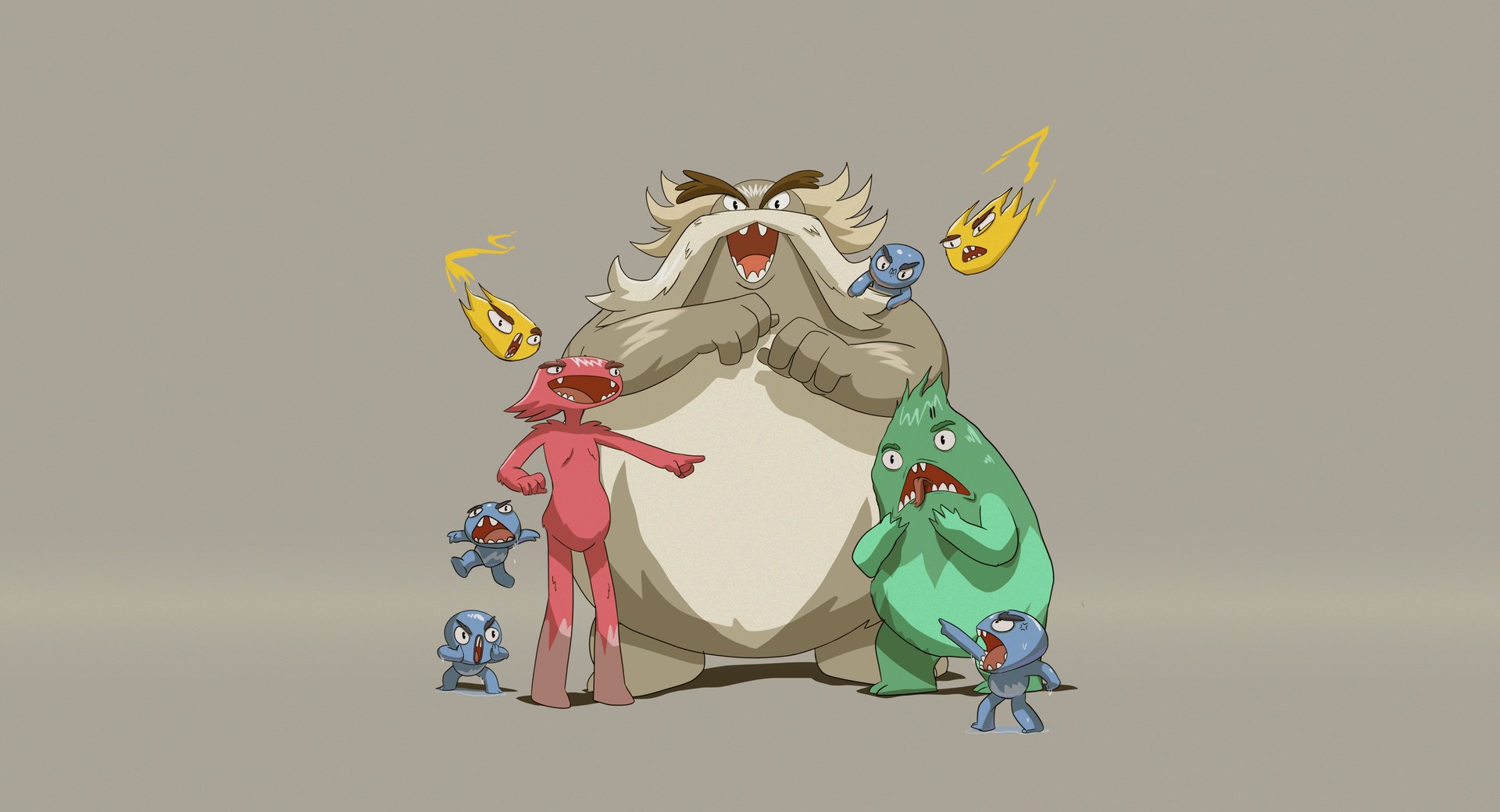 The doubter monsters in character design