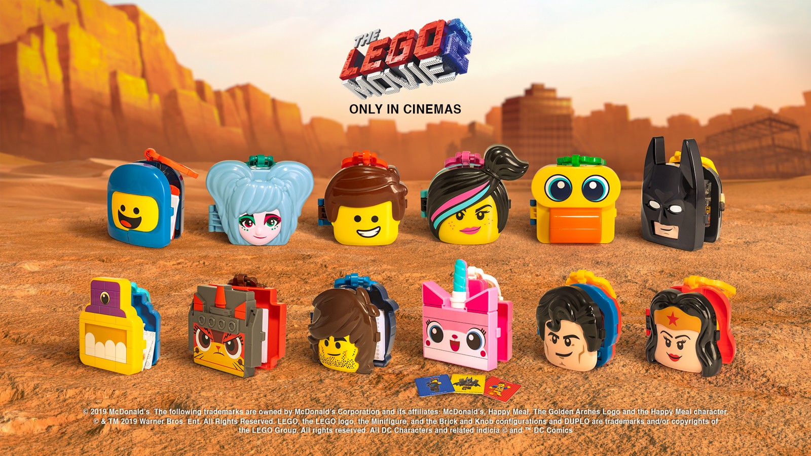 LEGO Movie 2 Happy Meal packshot