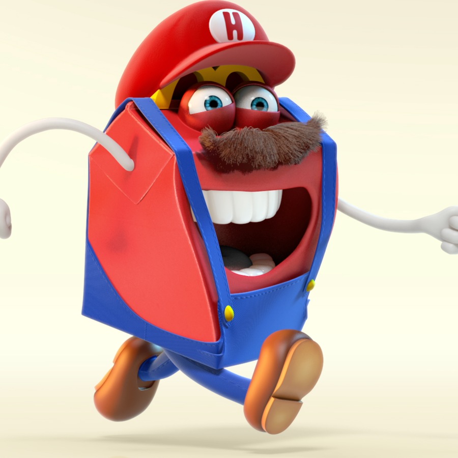 The Happy Meal character in one of its many costumes