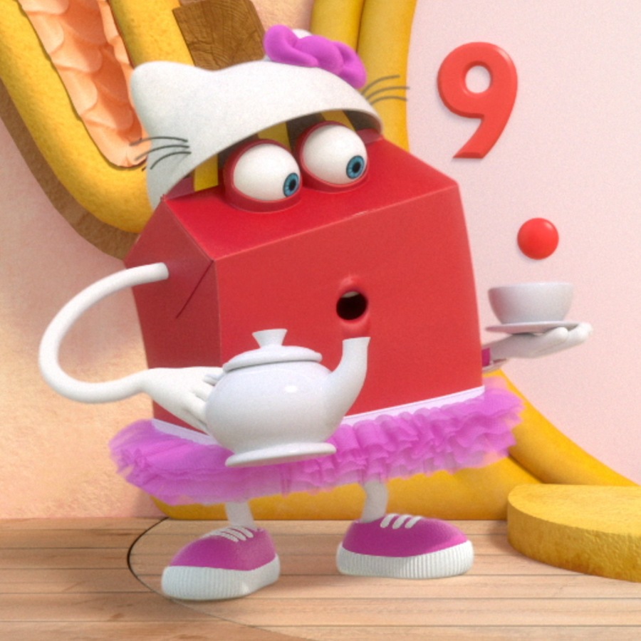 The Happy Meal character in one of its many costumes