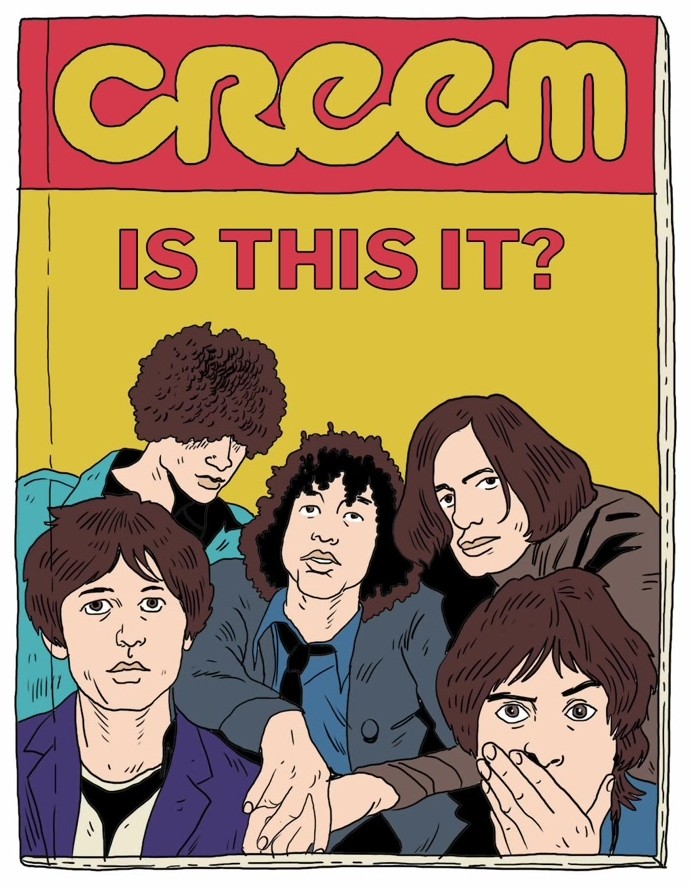 CREEM magazine cover illustration reading Is This It